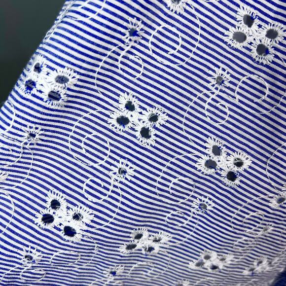 Sandro Ferrone dress IT 40 US small 4 Italy pinstripe seersucker old money‎ maxi - Picture 11 of 16